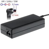 adapteris 3.5mm 2 x 3.5mm - Akyga notebook power adapter AK-ND-02 19V/3.95A 75W 5.5x2.5 mm TOSHIBA - 1 nuotrauka