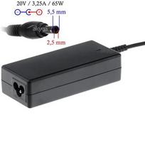 fujitsu siemens - Akyga notebook power adapter AK-ND-17 20V/3.25A 65W 5.5x2.5 mm FUJITSU SIEMENS - 1 nuotrauka