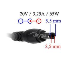 fujitsu siemens - Akyga notebook power adapter AK-ND-17 20V/3.25A 65W 5.5x2.5 mm FUJITSU SIEMENS - 2 nuotrauka