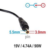19v 4.74a - Akyga notebook power adapter AK-ND-27 19V/4.74A 90W 5.5x3.0 mm + pin SAMSUNG - 2 nuotrauka