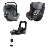 britax romer - Britax Römer DUALFIX iSENSE i-Size - automobilinė kėdutė su apšvietimo sistema ~ 0-18 kg | Vidurnakčio pilka - 6 nuotrauka