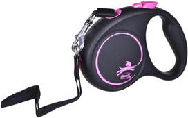 pavadelis flexi m - FLEXI Black Design M Cord 5 m pink automatinis pavadėlis - 2 nuotrauka