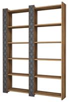 Pastatoma lentyna Kalune Design City 2, ruda/mėlyna