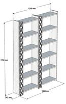 ruda knygu lentyna - Pastatoma lentyna Kalune Design City 2, ruda - 4 nuotrauka