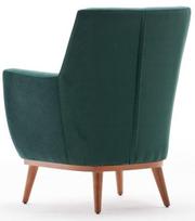 zali foteliai - Kalune Design Sparno kėdė Gonca - Žalias - 2 nuotrauka