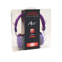 3.5 mm jack - ART AP-60MC Purple (Violetinės) - 3 nuotrauka