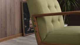 zali foteliai - Kalune Design Sparno kėdė Kemer - Žalias - 7 nuotrauka