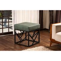 pufas zalia - Kalune Design Pouffe. Koza Metal Ayaklı - Žalias - 2 nuotrauka