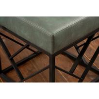pufas zalia - Kalune Design Pouffe. Koza Metal Ayaklı - Žalias - 3 nuotrauka
