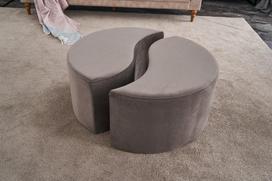 taburetes ir - Kalune Design Pouffe. Alis Puf - Mink - 4 nuotrauka
