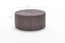 taburetes ir - Kalune Design Pouffe. Alis Puf - Mink - 7 nuotrauka