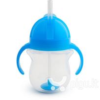 gertuve su siaudeliu - Munchkin Click Lock Tip & Sip, 207 ml, Blue - 1 nuotrauka