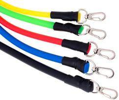 gumos juostos - Rinkiniai Resistance Band Set, 1300 mm x 13 mm x 13 mm, 10 vnt. - 3 nuotrauka