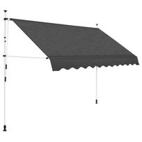stogine markize - Rankiniu būdu ištraukiama markizė, antracito, 300cm - 2 nuotrauka
