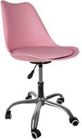 Biuro kėdė VLX Swivel Office 330661, rožinė