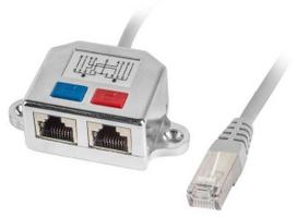 lan adapteris - LANBERG AD-0026-S Lanberg Lan Splitter R - 2 nuotrauka