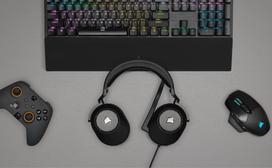 corsair ausines - Corsair HS65 Surround Carbon (Juodos) - 9 nuotrauka