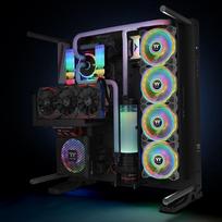 rgb hub - Thermaltake Riing Quad 12 RGB TT Premium Edition 3x120mm Case Fan CL-F100-PL12SW-A - 5 nuotrauka