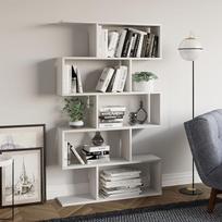 balta knygu lentyna - Pastatoma lentyna Kalune Design Nilufer, balta - 2 nuotrauka
