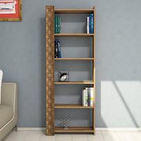 ruda knygu lentyna - Pastatoma lentyna Kalune Design City, ruda - 3 nuotrauka
