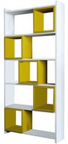 Pastatoma lentyna Kalune Design Box II, balta/geltona