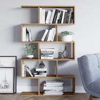 ruda knygu lentyna - Pastatoma lentyna Kalune Design Nilufer, ruda - 2 nuotrauka