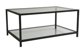stalas 60 40 - Kavos staliukas Kalune Design Astro 2, juodas - 1 nuotrauka