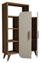 Pastatoma lentyna Kalune Design 845, 132 cm, ruda/smėlio spalvos