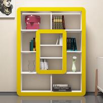 balta knygu lentyna - Lentyna Kalune Design Orkide, balta/geltona - 3 nuotrauka