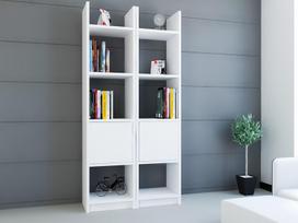 esbi - Pastatoma lentyna Kalune Design Esbi 102, balta - 2 nuotrauka