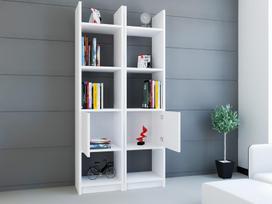 esbi - Pastatoma lentyna Kalune Design Esbi 102, balta - 3 nuotrauka