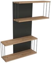 Kalune Design Sienos lentyna Destan - Anthracite, Pine