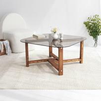 zurnalinis staliukas azuol - Kavos staliukas Kalune Design Zen, rudas - 4 nuotrauka