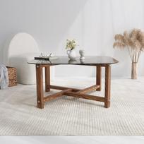 zurnalinis staliukas azuol - Kavos staliukas Kalune Design Zen, rudas - 7 nuotrauka