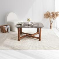 zurnalinis staliukas azuol - Kavos staliukas Kalune Design Zen, rudas - 8 nuotrauka