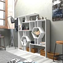 balta knygu lentyna - Lentyna Kalune Design Tamara, balta - 2 nuotrauka