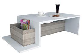 Pirkti Kavos staliukas Kalune Design 731, baltas/smėlio spalvos - Photo 1
