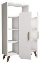 Pastatoma lentyna Kalune Design 845, 132 cm, balta