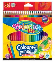 Spalvoti pieštukai Colorino Kids, 24 spalvų