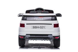 elektromobilis policijos - Akumuliatorinė mašina LEAN Toys Police, balta - 4 nuotrauka