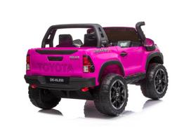elektromobilis vaikiska masina - Akumuliatorinė mašina LEAN Toys Toyota Hilux, rožinė - 2 nuotrauka