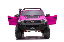 elektromobilis vaikiska masina - Akumuliatorinė mašina LEAN Toys Toyota Hilux, rožinė - 18 nuotrauka