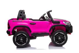 elektromobilis vaikiska masina - Akumuliatorinė mašina LEAN Toys Toyota Hilux, rožinė - 19 nuotrauka