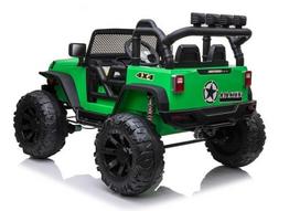 auto ledai - Akumuliatorinė mašina LEAN Toys Jeep JC666, žalia - 4 nuotrauka