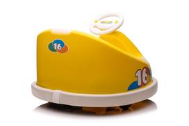 elektromobilis vaikiska masina - Akumuliatorinė mašina LEAN Toys Cute Little Shark, geltona - 4 nuotrauka