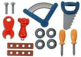 zaislas pjuklas - Žaislinis meistro įrankių rinkinys LEAN Toys Workbench - 4 nuotrauka