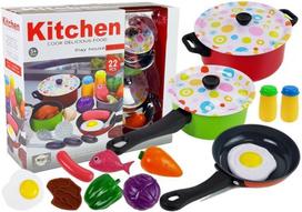 Žaisliniai virtuvės reikmenys LEAN Toys Play House Kitchen LT7390
