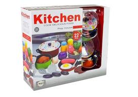 zaisline vaiku virtuve - Žaisliniai virtuvės reikmenys LEAN Toys Play House Kitchen LT7390 - 8 nuotrauka