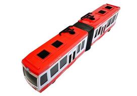 toys su - Tramvajus LEAN Toys Trolleybus LT5777, balta/raudona - 4 nuotrauka