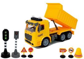 Komplektas LEAN Toys Citu Engineering Truck LT7583, įvairių spalvų